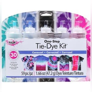 NWT Tulips one step Tie-Dye coloring kit